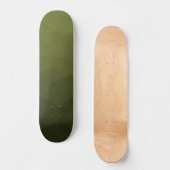 Skateboard Motif géométrique du maillage vert de l'Armée (Recto)