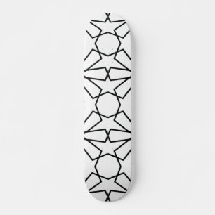 Skateboard Motif géométrique islamique Design arabe
