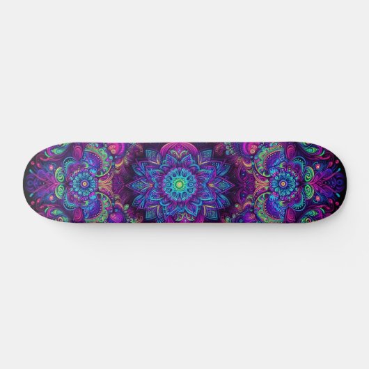 Skateboard Motif Graffiti Blacklight (Horz)