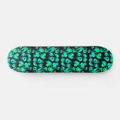 Skateboard Motif Green Neon Ghost (Horz)