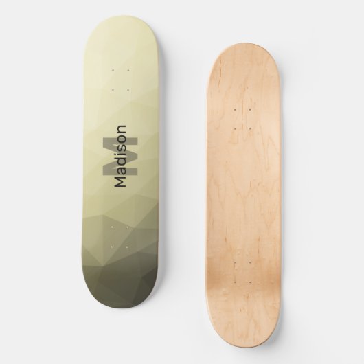 Skateboard Motif gris clair gris foncé (Recto)