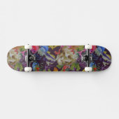 Skateboard Motif grunge de vie marine (Horz)