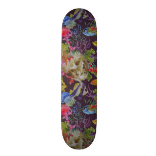 Skateboard Motif grunge de vie marine