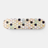 Skateboard Motif Hexagon Abstrait Wild Honeycomb (Horz)