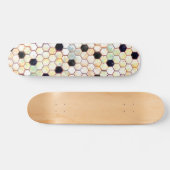 Skateboard Motif Hexagon Abstrait Wild Honeycomb (Horz)