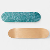 Skateboard Motif indien (par William Morris) (Horz)