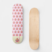 Skateboard Motif japonais mignon cupcakes girly (Recto)