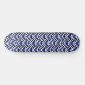 Skateboard Motif japonais Seigaiha Waves (Horz)