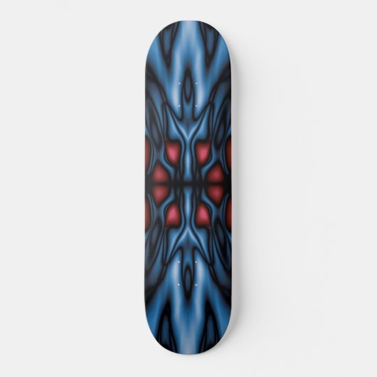 Skateboard motif kaléidoscope Abstrait (Recto)