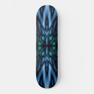 Skateboard motif kaléidoscope Abstrait
