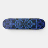 Skateboard Motif kaléidoscope bleu (Horz)