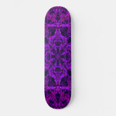 Skateboard Motif kaléidoscope violet (Recto)