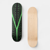 Skateboard Motif laser vert (Recto)