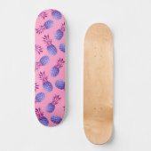 Skateboard Motif Lilac & Ananas rose (Recto)