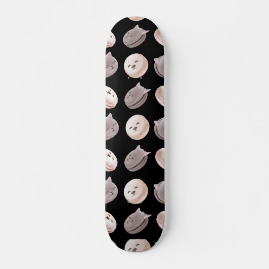 Skateboard Motif Macaron (Devant)