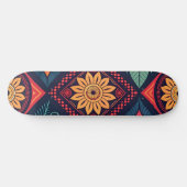 Skateboard Motif magique Fleurs (Horz)