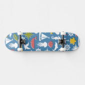 Skateboard Motif marin de symboles (Horz)