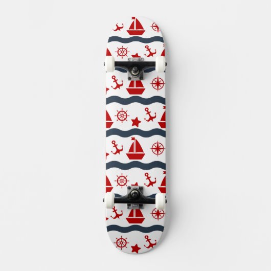 Skateboard Motif maritime mignon (Recto)
