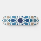 Skateboard Motif marocain en carreaux (Horz)