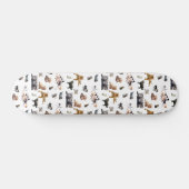 Skateboard Motif mignon avec des photos de Chats et chatons (Horz)