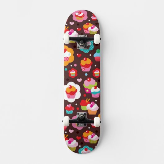 Skateboard Motif mignon de gâteau de tasse (Recto)