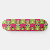 Skateboard Motif mignon de grenouilles (Horz)