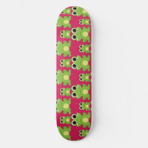 Skateboard Motif mignon de grenouilles