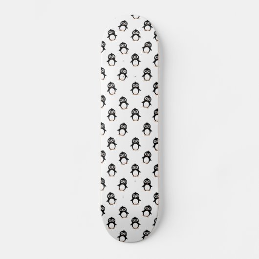 Skateboard Motif mignon de pingouin (Recto)