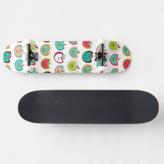 Skateboard Motif mignon de pomme (Horz)