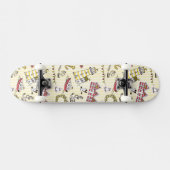 Skateboard Motif mignon de scène de plage (Horz)