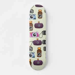 Skateboard Motif mignon des Cameras