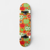 Skateboard Motif mignon d'illustration de pomme (Recto)