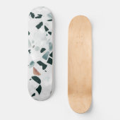 Skateboard Motif moderne Abstrait Terrazzo (Recto)