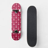 Skateboard Motif moderne d'Ancres (Recto)