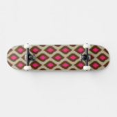 Skateboard Motif moderne d'ikat (Horz)