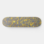 Skateboard Motif moderne Gold Terrazzo (Horz)