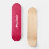 Skateboard Motif moderne rose girly (Recto)