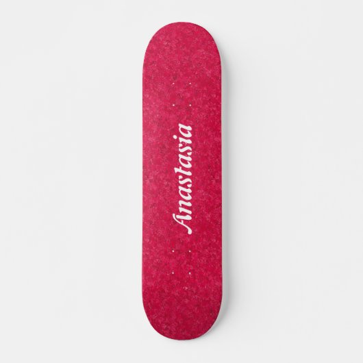 Skateboard Motif moderne rose girly (Devant)