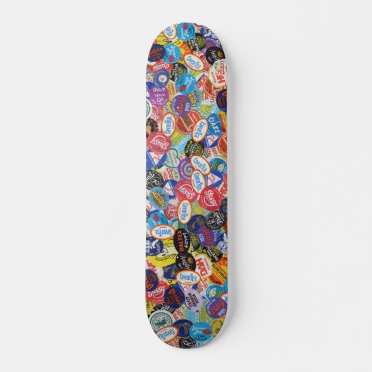 Skateboard Motif Montage Sticker Fruit (Devant)