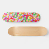 Skateboard Motif multicolore coloré (Horz)