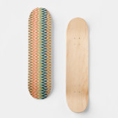 Skateboard Motif multicolore Zigzag (Recto)