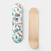 Skateboard Motif musical (Recto)