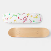 Skateboard Motif musical (Horz)