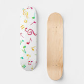 Skateboard Motif musical (Recto)