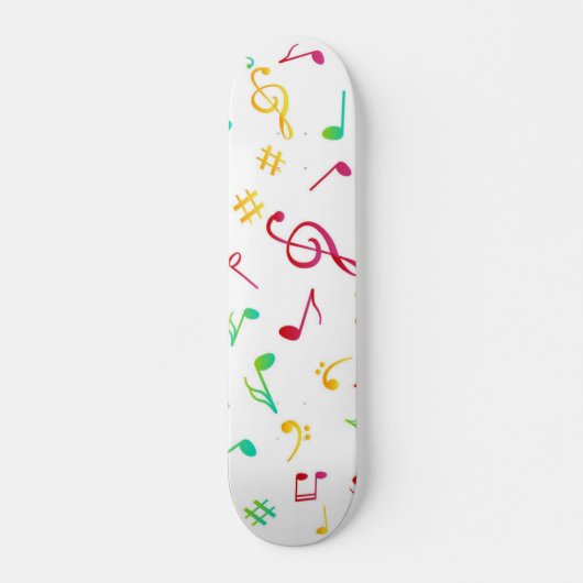 Skateboard Motif musical (Devant)