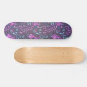 Skateboard Motif musical (Horz)