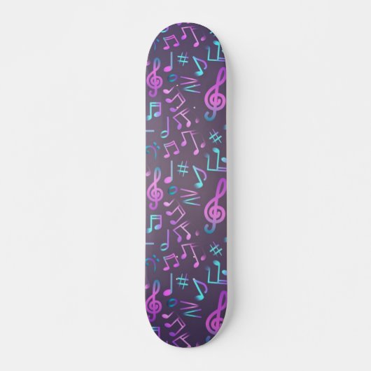 Skateboard Motif musical (Devant)