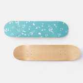Skateboard Motif musical (Horz)