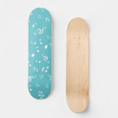 Skateboard Motif musical (Recto)