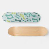 Skateboard Motif musical (Horz)